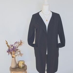 JCrew - Juliette Collarless Sweater Blazer